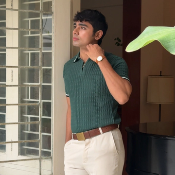 Léclairé Zip Polo