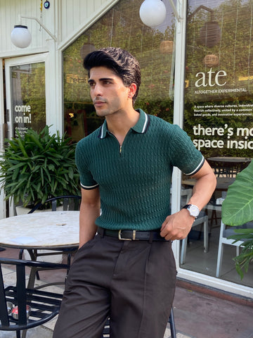 Léclairé Zip Polo