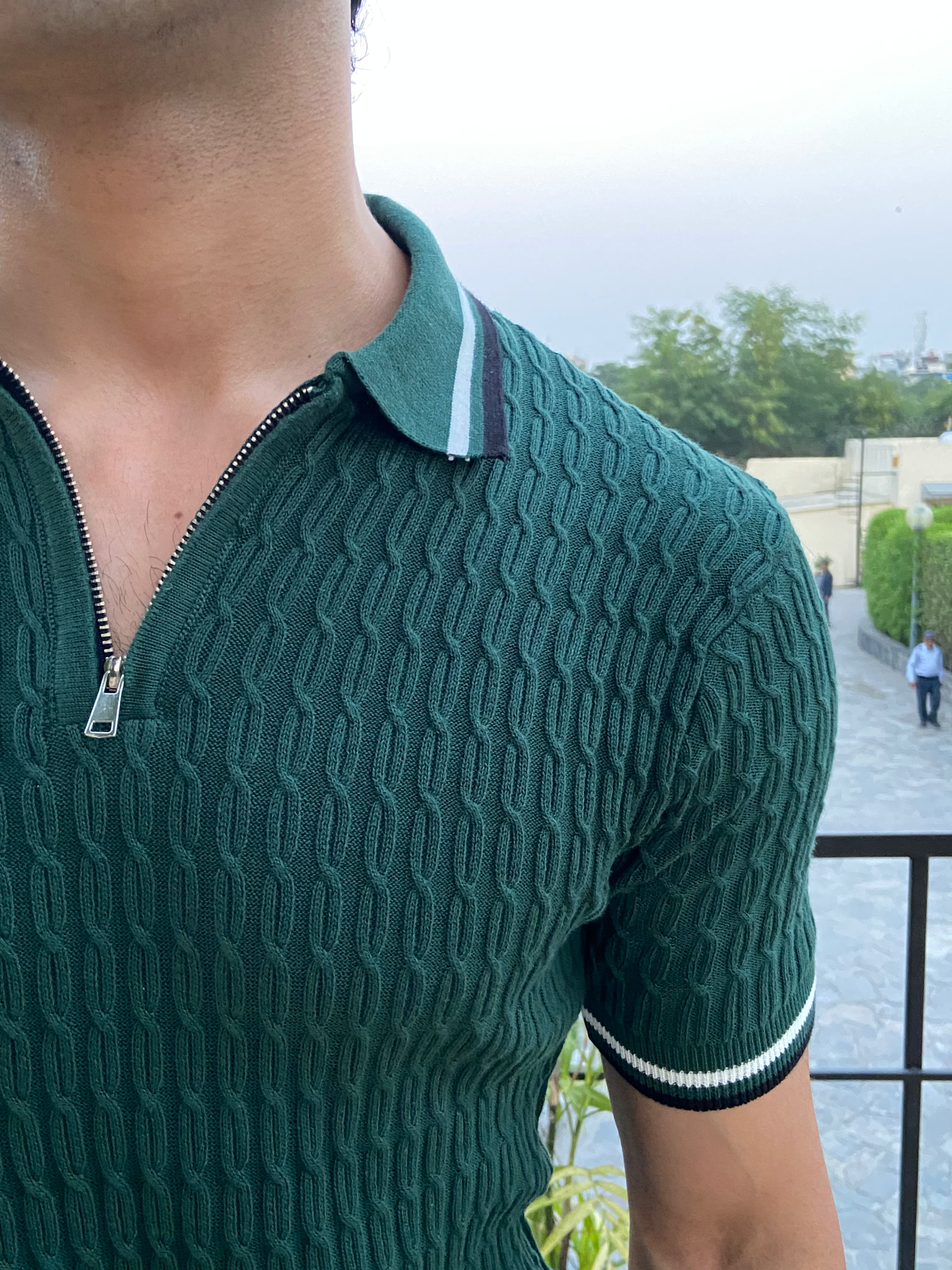 Léclairé Zip Polo