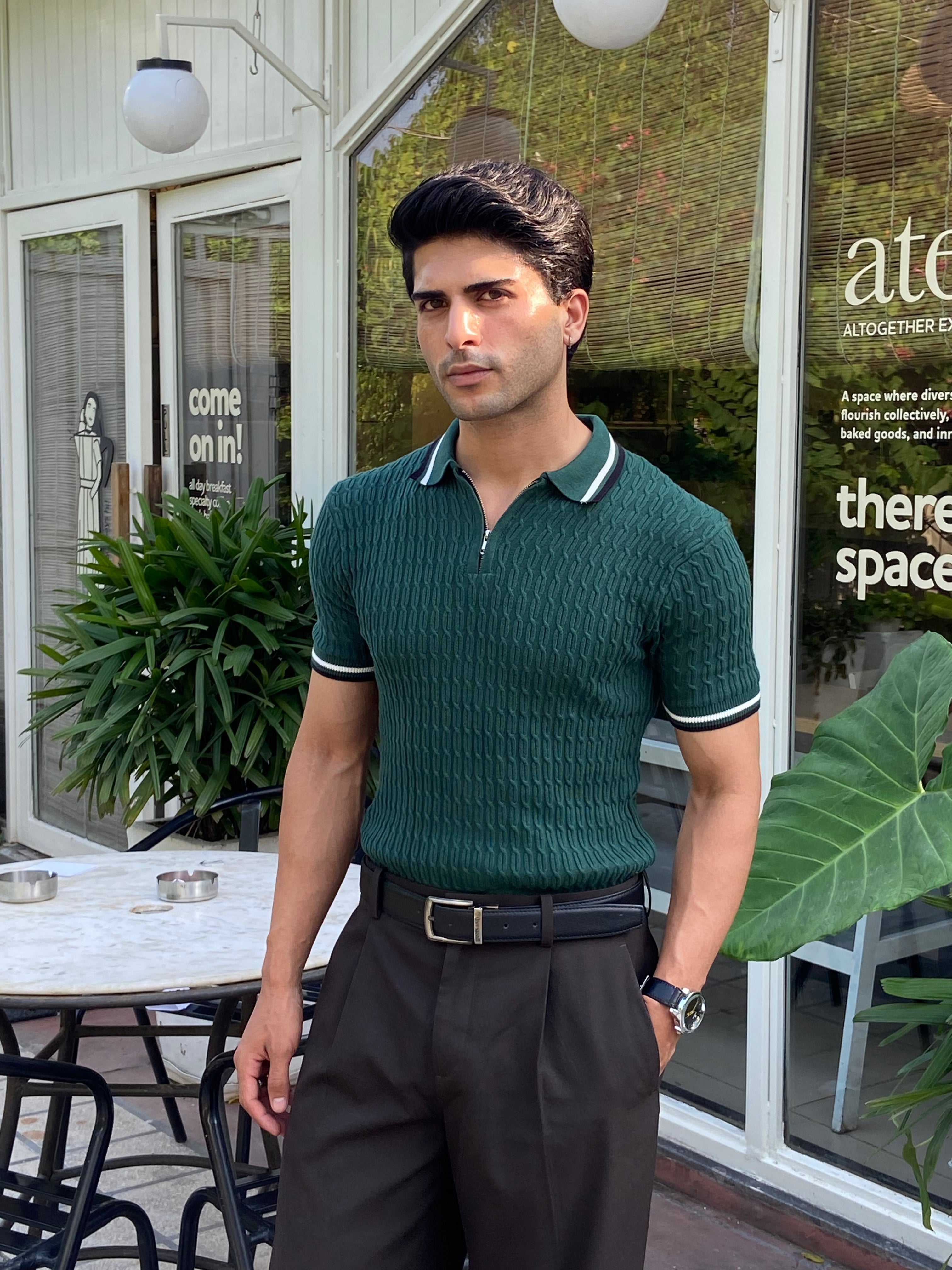 Léclairé Zip Polo