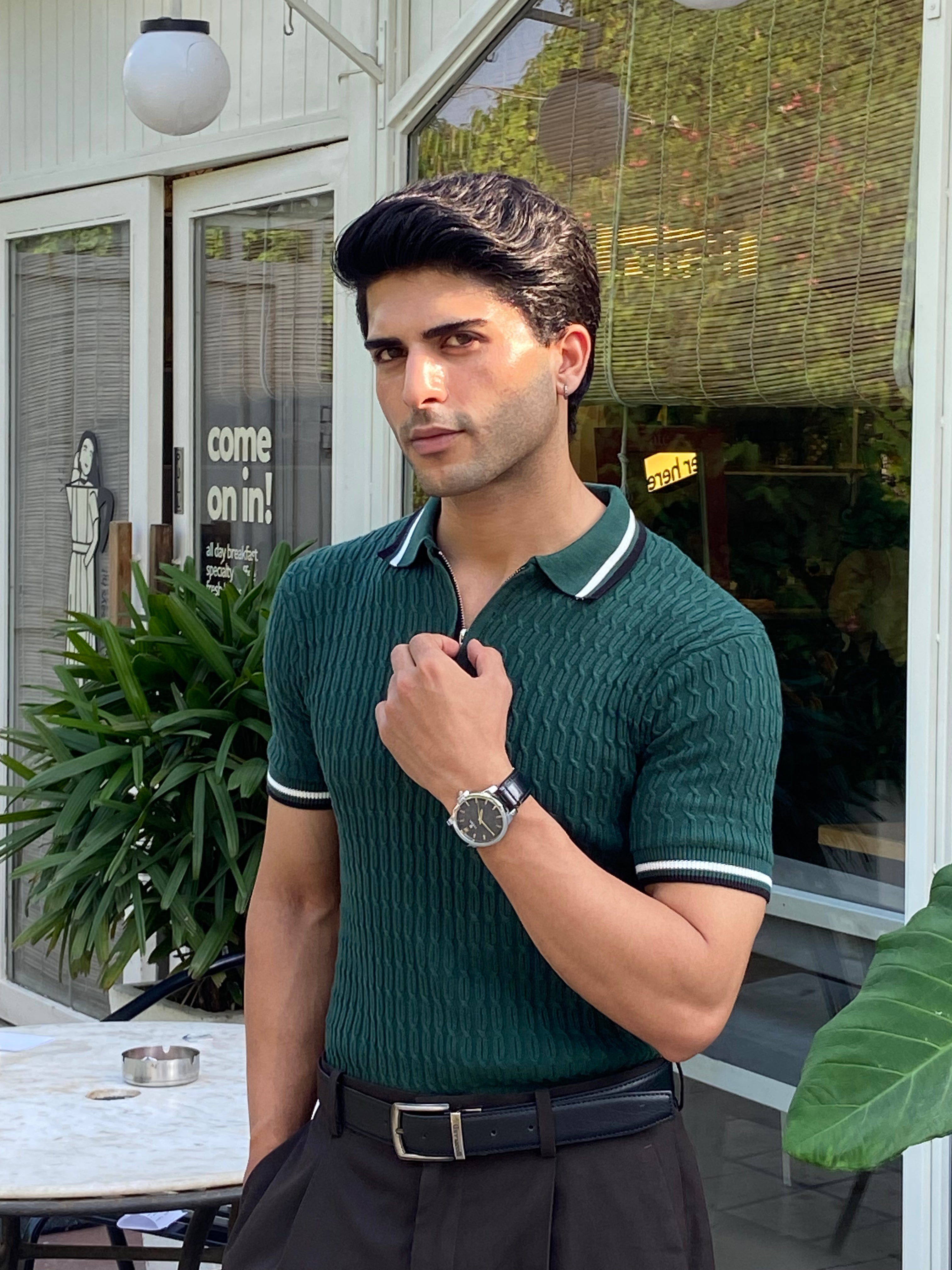 Léclairé Zip Polo