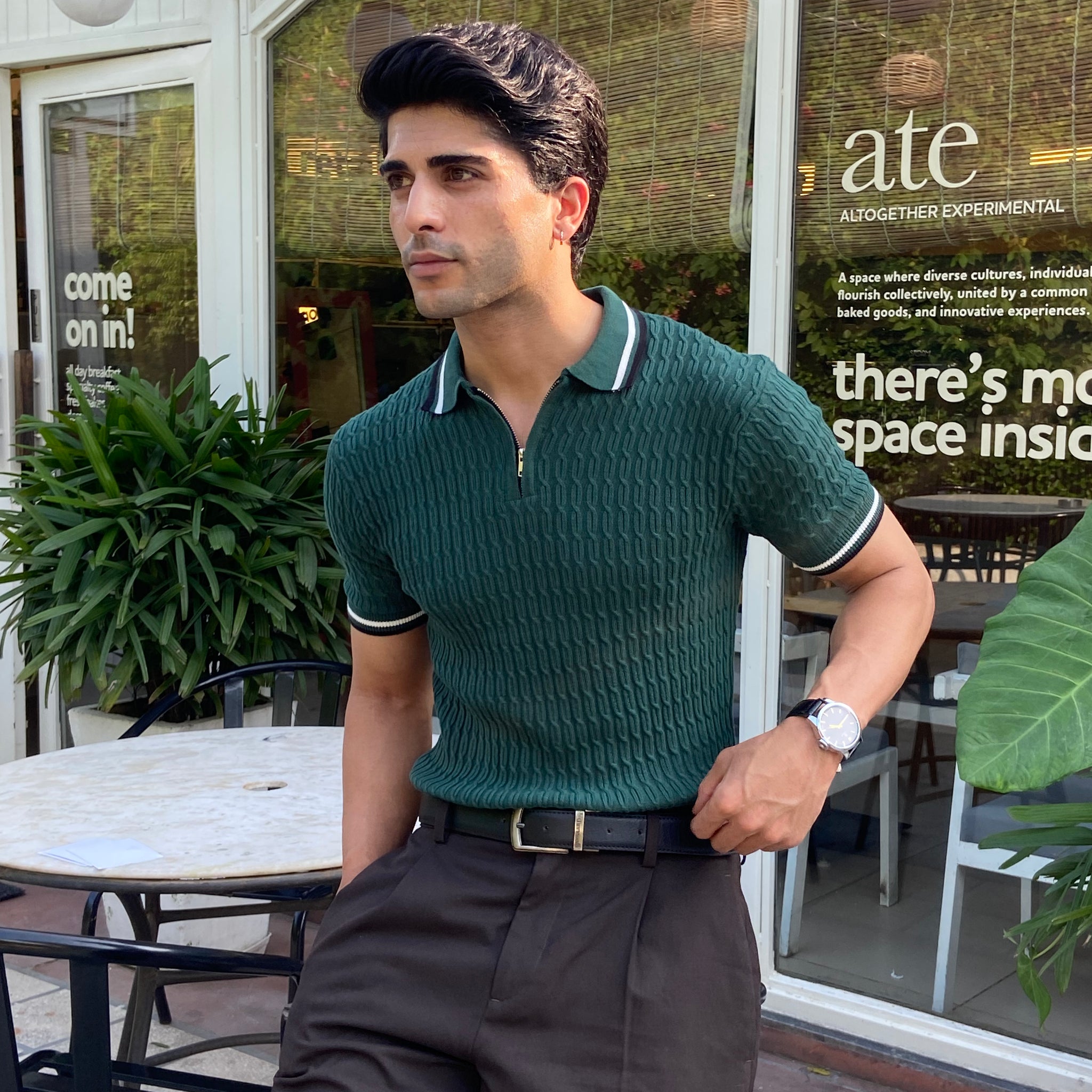 Léclairé Zip Polo