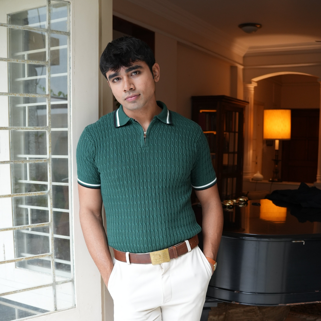 Léclairé Zip Polo